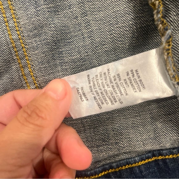 Tucker + Tate Blue and Gray Hooded Jean Jacket - Picture 7 of 9